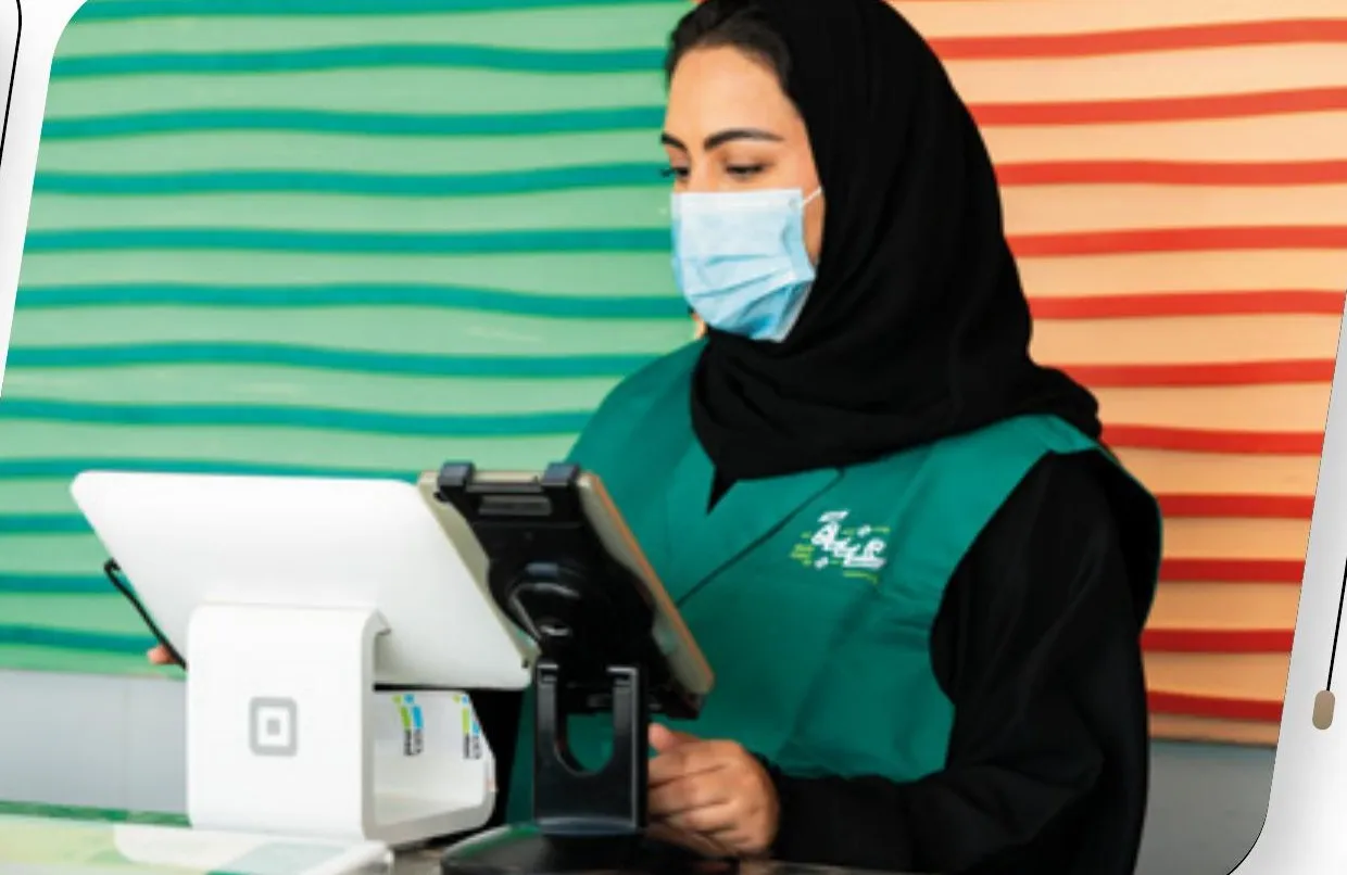 Anabah staff at register